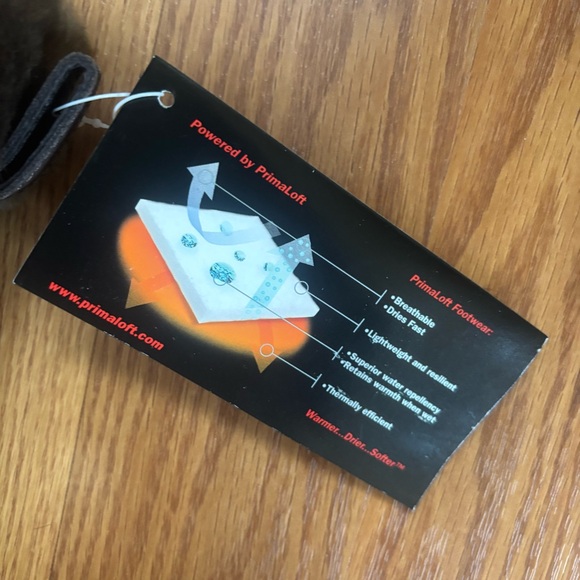 New In Box Lands' End Women's Brown Suede Faux Fur Winter Boots Sz 7.5 Primaloft - Picture 4 of 13